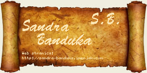Sandra Banduka vizit kartica